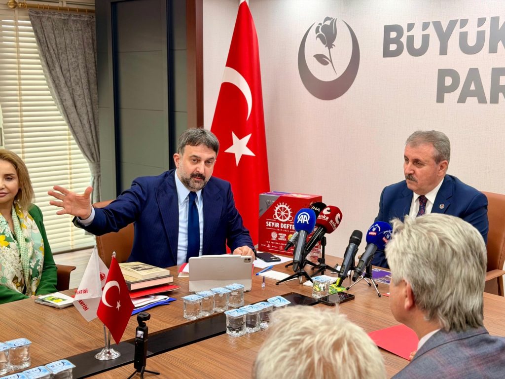 ANKARA KENT KONSEYİ BAŞKANI HALİL İBRAHİM YILMAZ BÜYÜK BİRLİK PARTİSİ GENEL BAŞKANI MUSTAFA DESTİCİ’Yİ ZİYARET ETTİ — fotoğraf 5