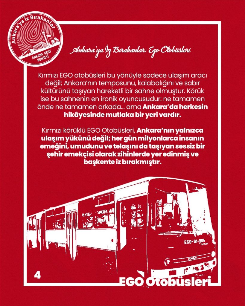Ankara’ya İz Bırakanlar Şehrin “kırmızı canavarı”: EGO Otobüsleri — fotoğraf 6