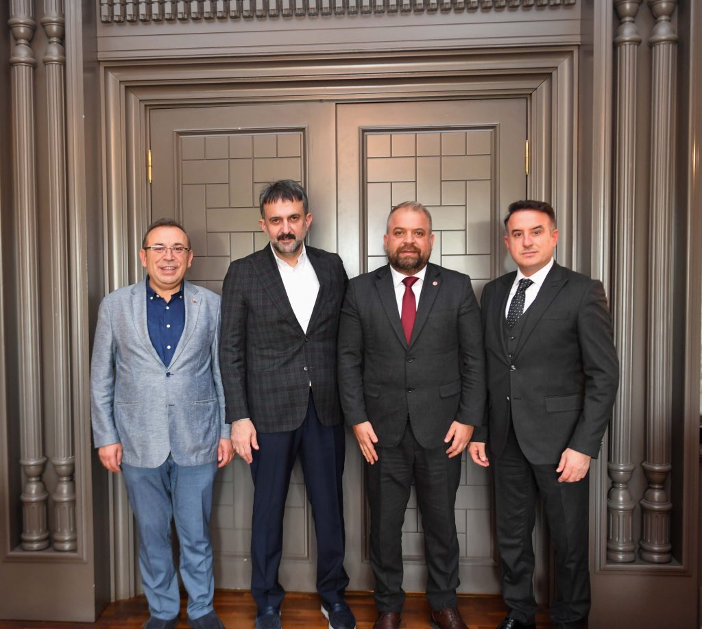 AKK Başkanı Halil İbrahim Yılmaz, TİYSAT Yönetim Kurulu Başkanı Erdinç Yaşrin Ve Beraberindeki Heyeti Ağırladı — fotoğraf 7