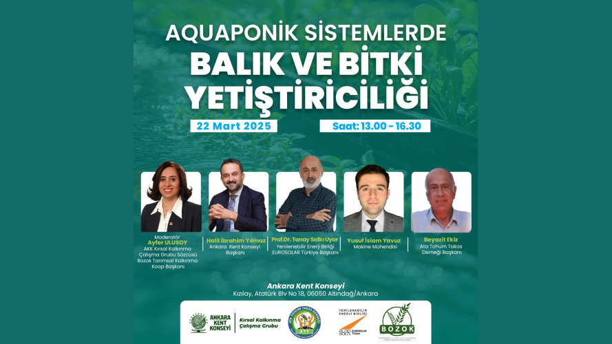 Aquaponik Sistemlerde Balık ve Bitki Yetiştiriciliği Eğitimi