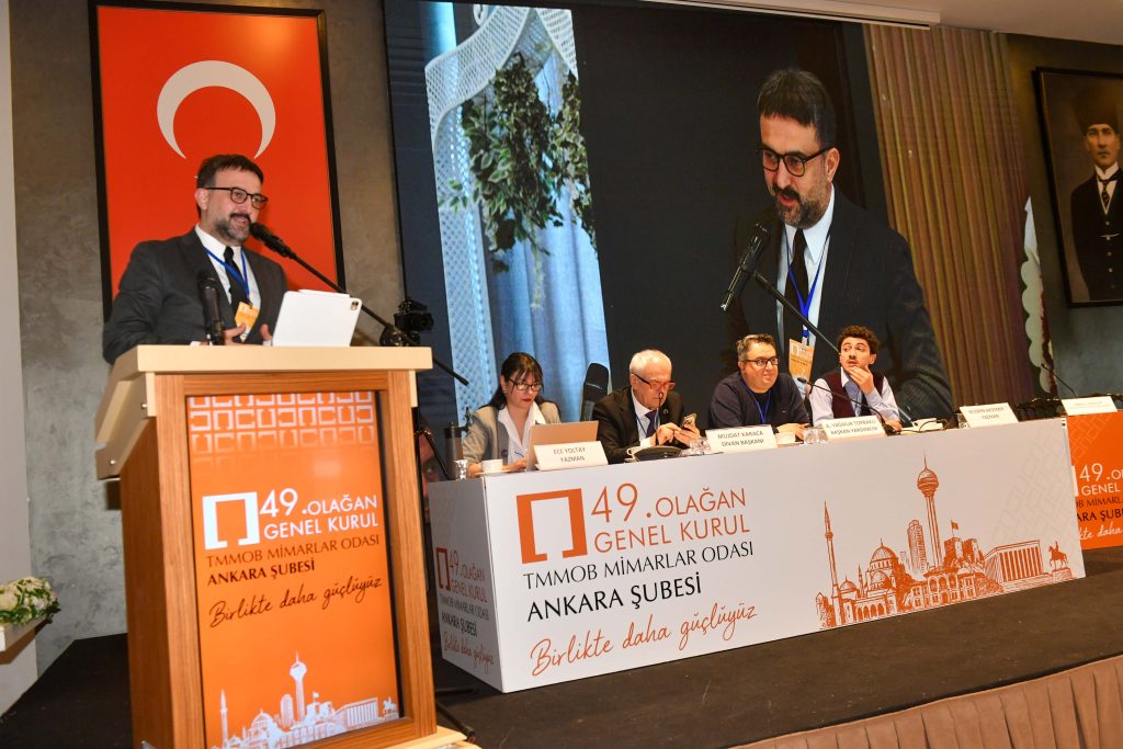 AKK Başkanı Halil İbrahim Yılmaz, TMMOB Mimarlar Odası Ankara Şubesi 49. Olağan Genel Kuruluna Katıldı — fotoğraf 8