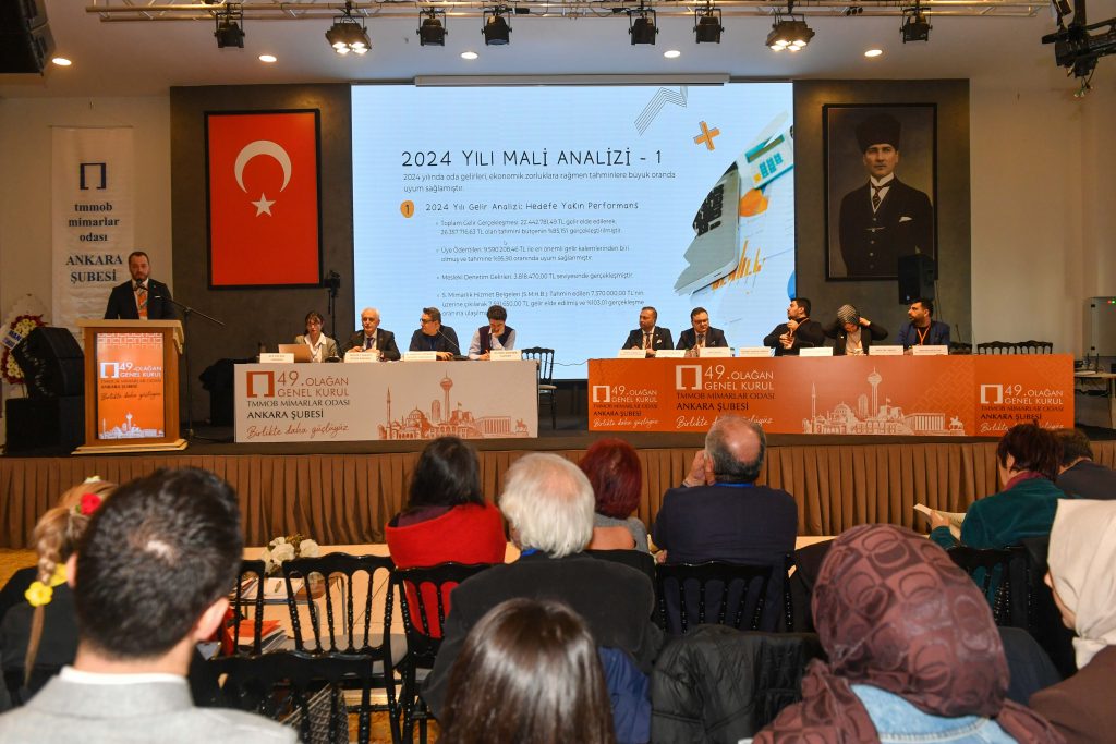 AKK Başkanı Halil İbrahim Yılmaz, TMMOB Mimarlar Odası Ankara Şubesi 49. Olağan Genel Kuruluna Katıldı — fotoğraf 17