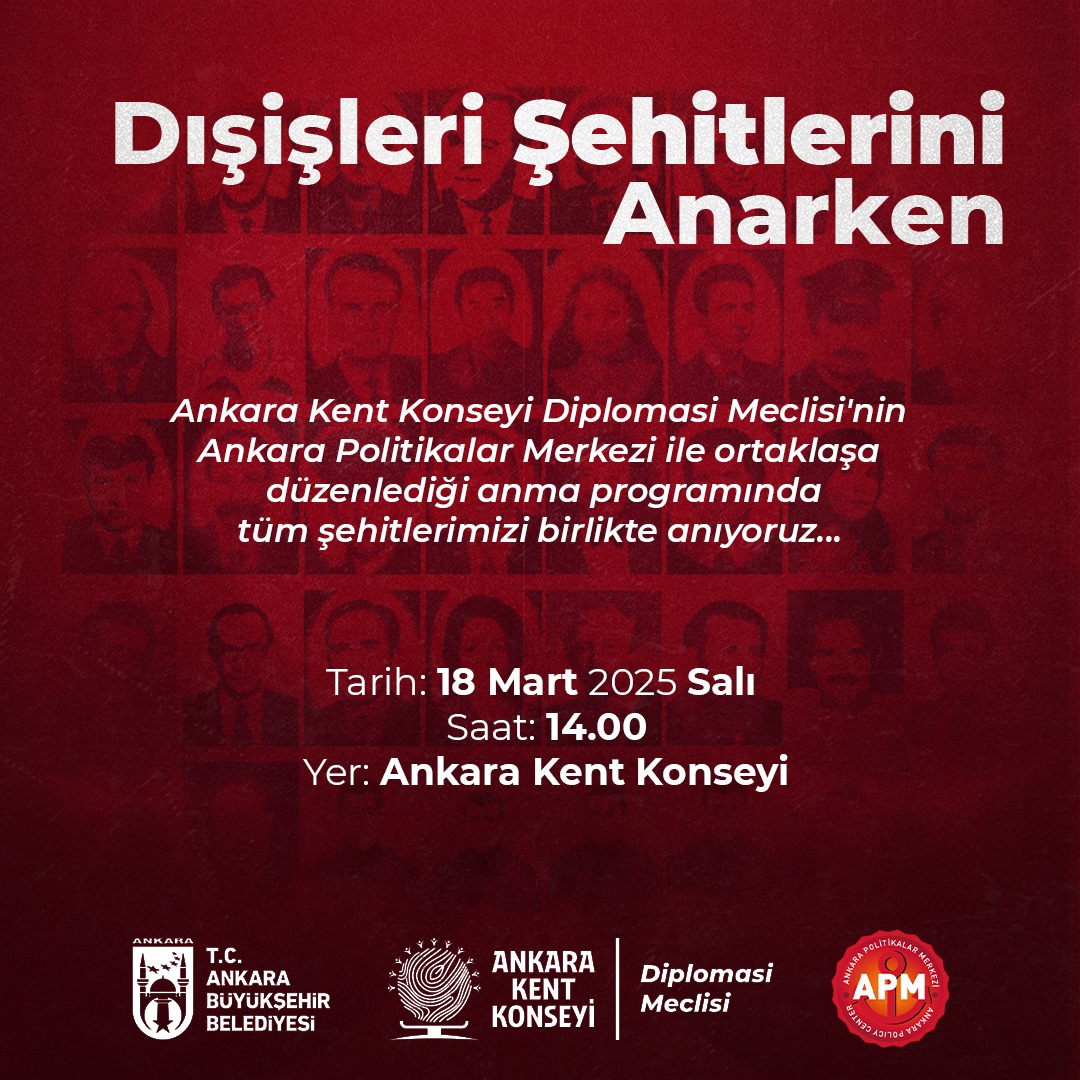 Dışişleri Şehitlerini Anarken