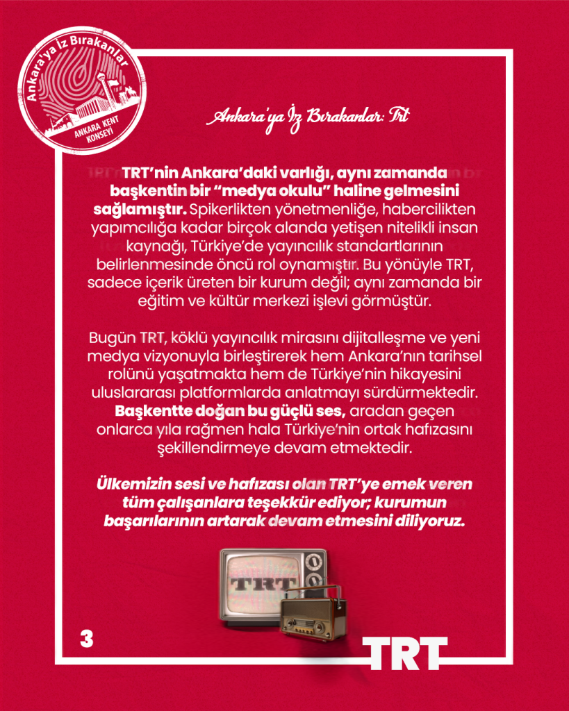Ankara’ya İz Bırakanlar: Türkiye Radyo ve Televizyon Kurumu (TRT) — fotoğraf 5
