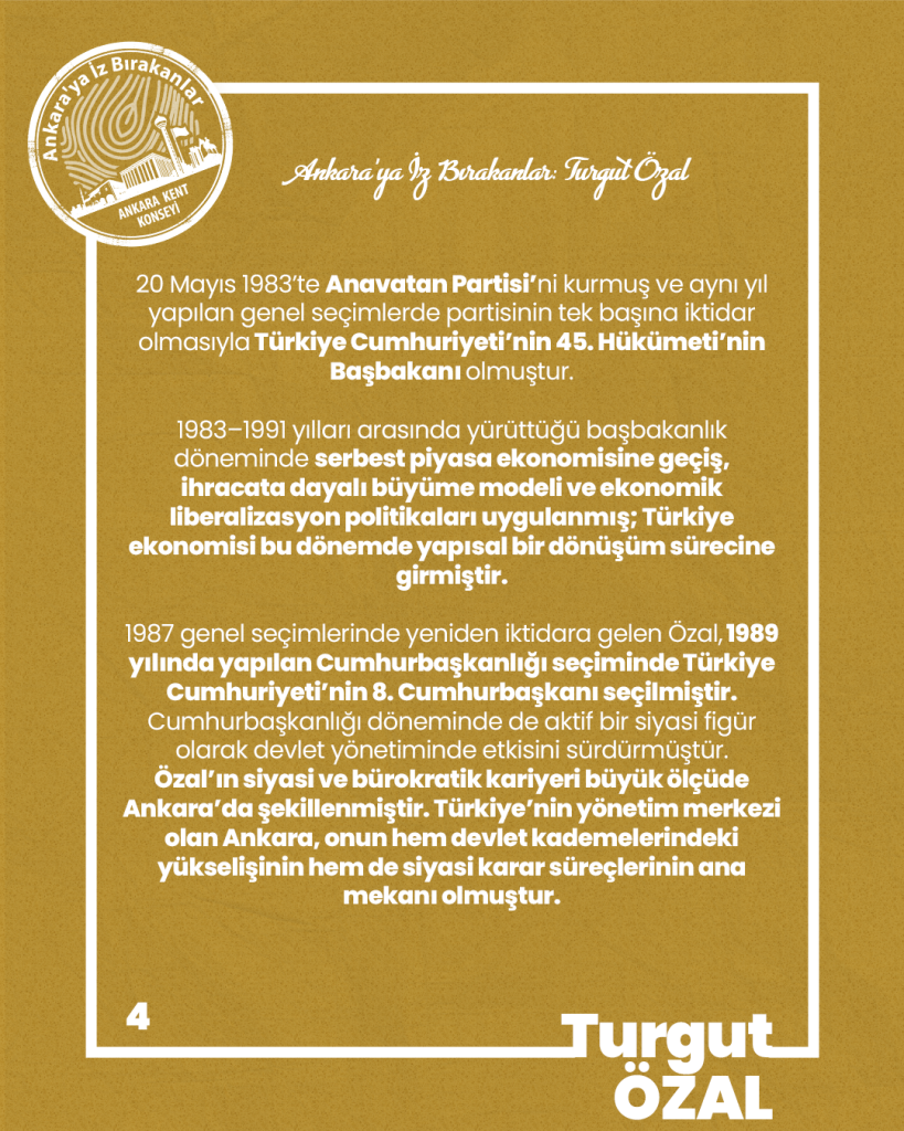 Ankara’ya İz Bırakanlar: Turgut Özal — fotoğraf 6