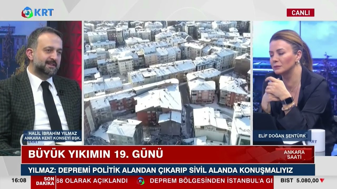 KRT TV – Ankara Saati – Deprem ve Dayanışma