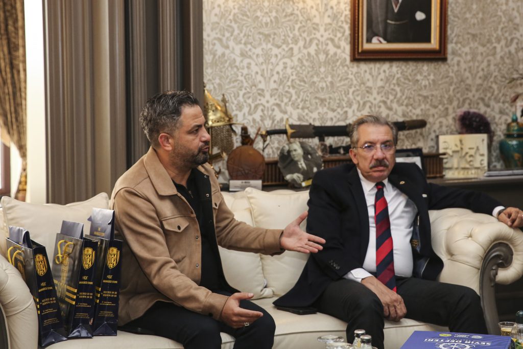 Ankaragücü Spor Kulübü Başkanı Nuri Muhammet Yaman’dan AKK Başkanı Halil İbrahim Yılmaz’a Ziyaret etti — fotoğraf 2