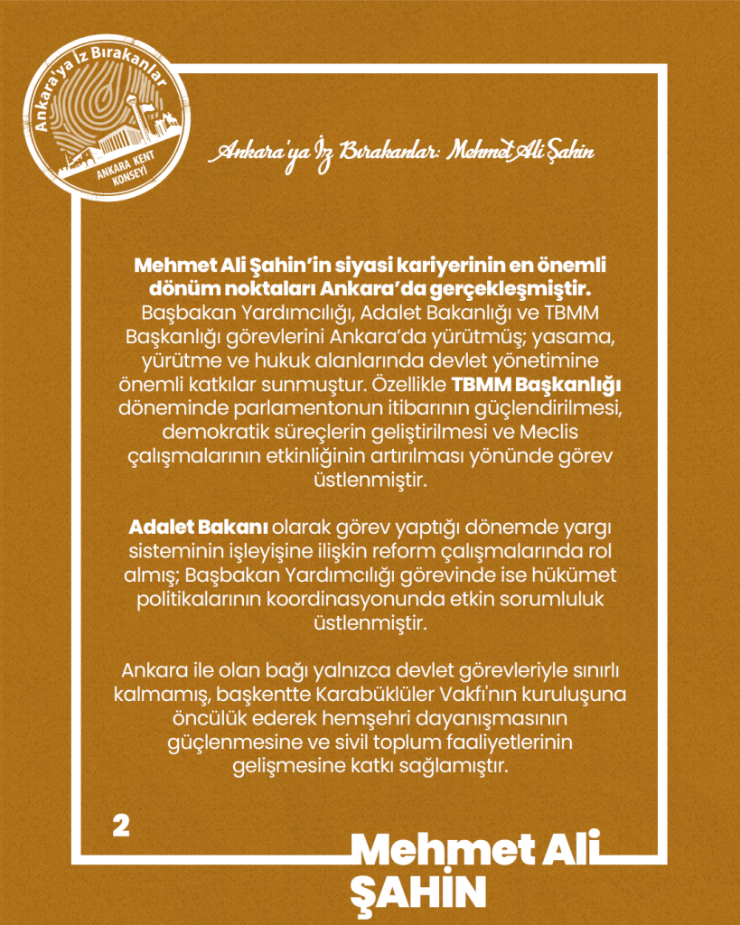 Ankara’ya İz Bırakanlar: Mehmet Ali Şahin — fotoğraf 4