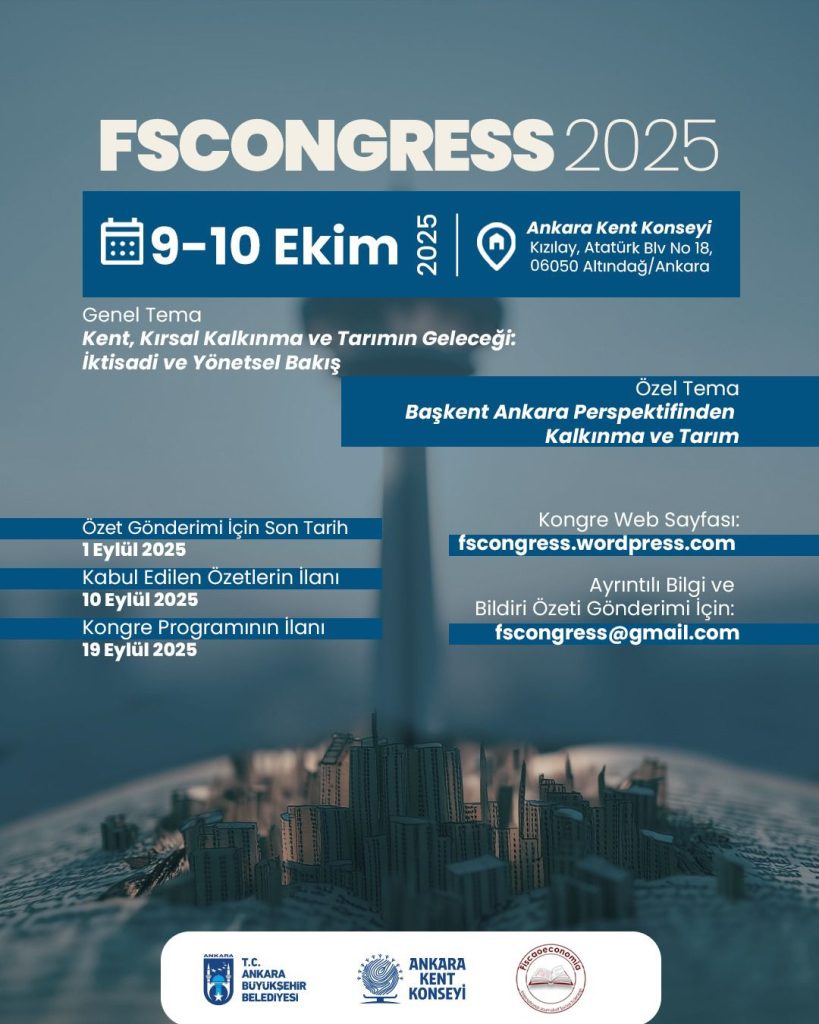 FSCONGRESS 2025: Geleceğin Kentleri ve Tarımı İçin Buluşuyoruz! — fotoğraf 1