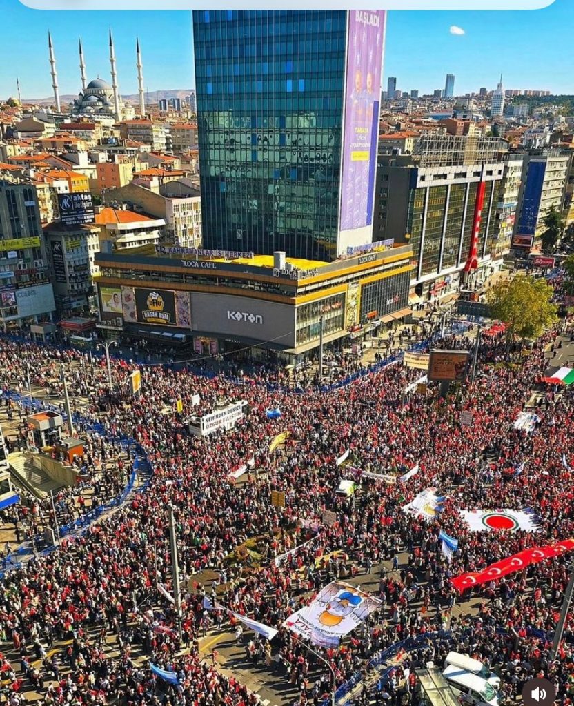 Başkent’te Yüzbinler Filistin İçin Tek Yürek Oldu — fotoğraf 21