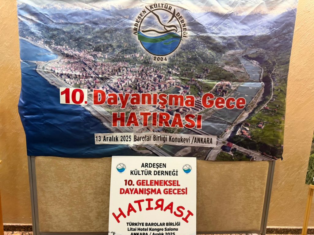 AKK Başkanı Halil İbrahim Yılmaz Ardeşen Kültür Derneği Dayanışma Gecesi — fotoğraf 4