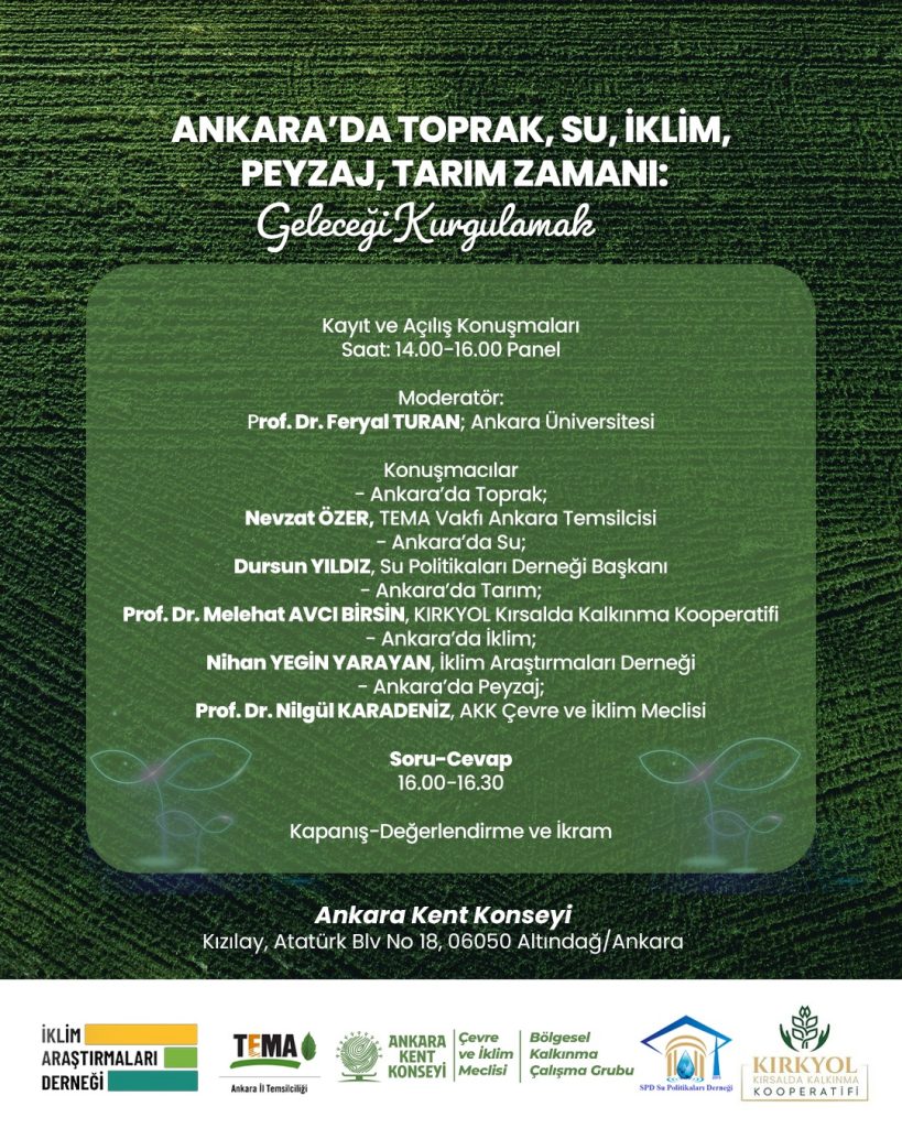 Ankara’da Toprak, Su, İklim, Peyzaj, Tarım Zamanı: Geleceği Kurgulamak — fotoğraf 3