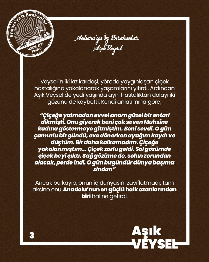 Ankara’ya İz Bırakanlar: Aşık Veysel — fotoğraf 10