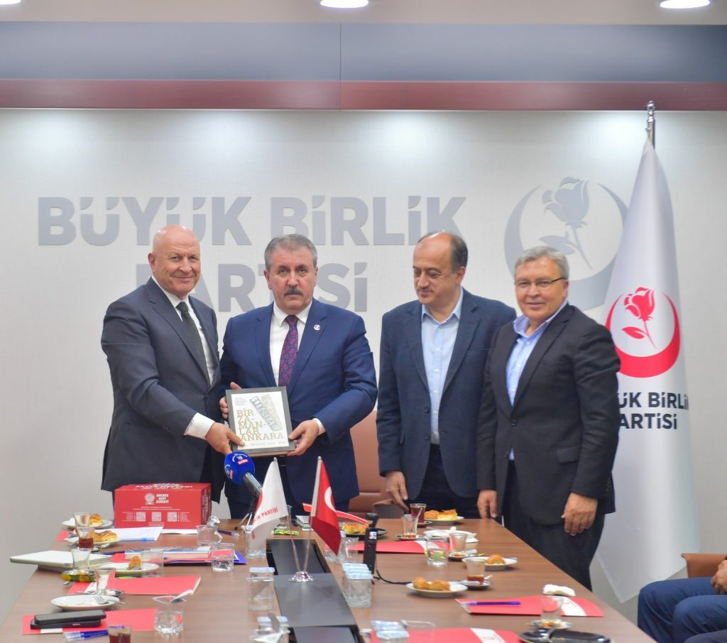 ANKARA KENT KONSEYİ BAŞKANI HALİL İBRAHİM YILMAZ BÜYÜK BİRLİK PARTİSİ GENEL BAŞKANI MUSTAFA DESTİCİ’Yİ ZİYARET ETTİ — fotoğraf 7