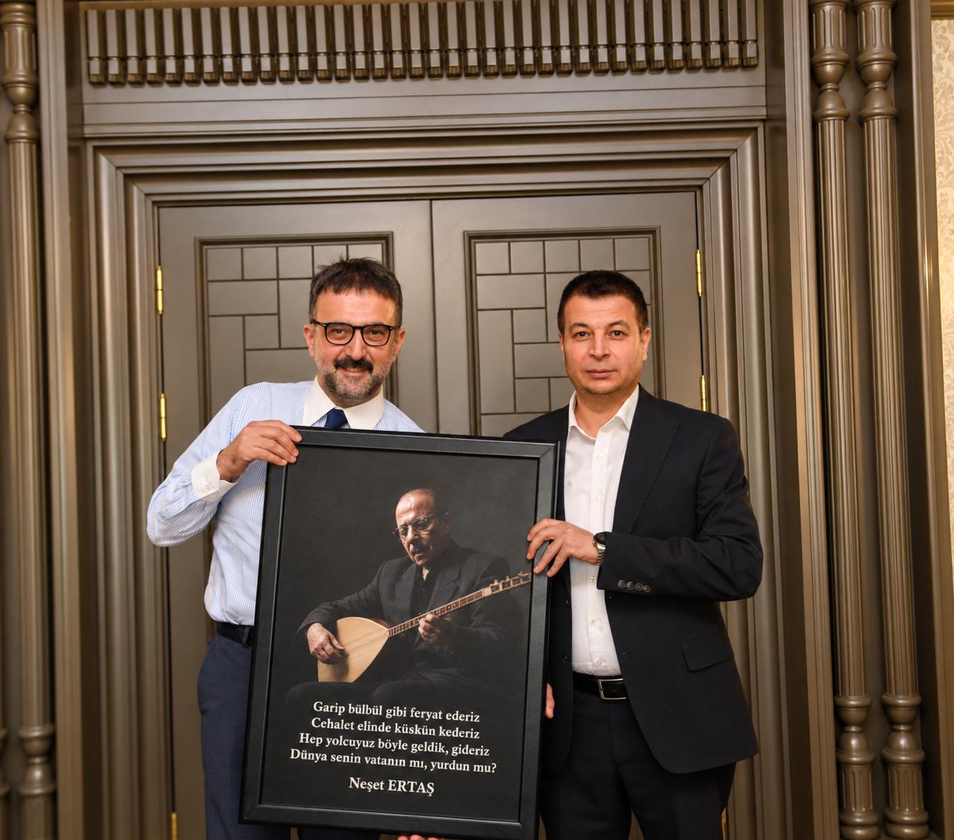 AKK Başkanı Halil İbrahim Yılmaz, ABB Sosyal Hizmetler Daire Başkanı Ahmet Güven’i Ağırladı