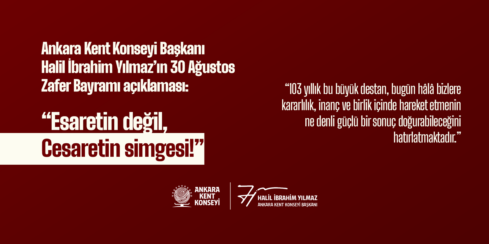 30 AĞUSTOS 2025 Esaretin Değil Cesaretin Simgesi — fotoğraf 1
