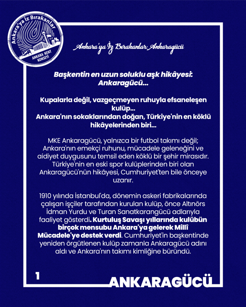 Ankara’ya İz Bırakanlar: Ankaragücü Futbol Takımı — fotoğraf 3