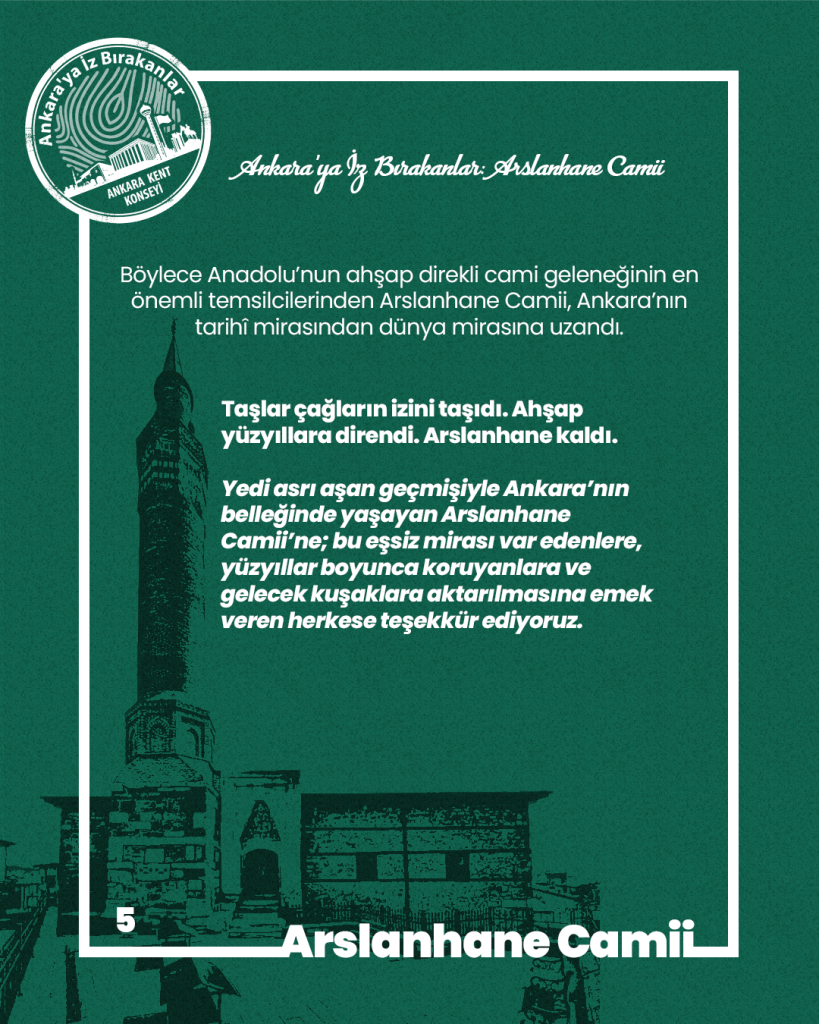 Ankara’ya İz Bırakanlar: Arslanhane (Ahi Şerafettin) Camii — fotoğraf 7