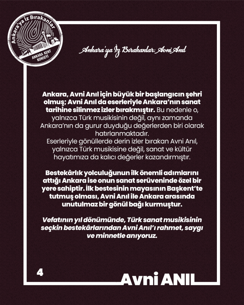 Ankara’ya İz Bırakanlar Avni ANIL — fotoğraf 6