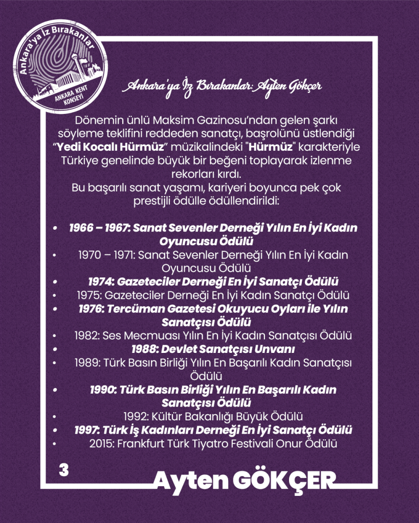 Ankara’ya İz Bırakanlar: Ayten Gökçer — fotoğraf 5