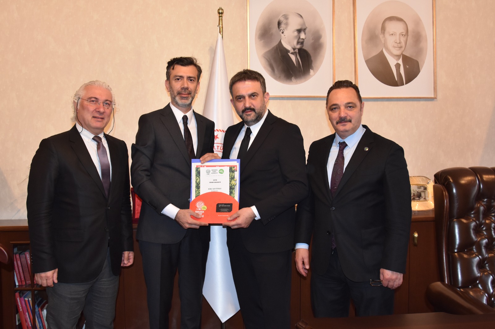Ankara Kent Konseyi’nden İl Kültür ve Turizm Müdürü Erhan Karakaya’ya Ziyaret