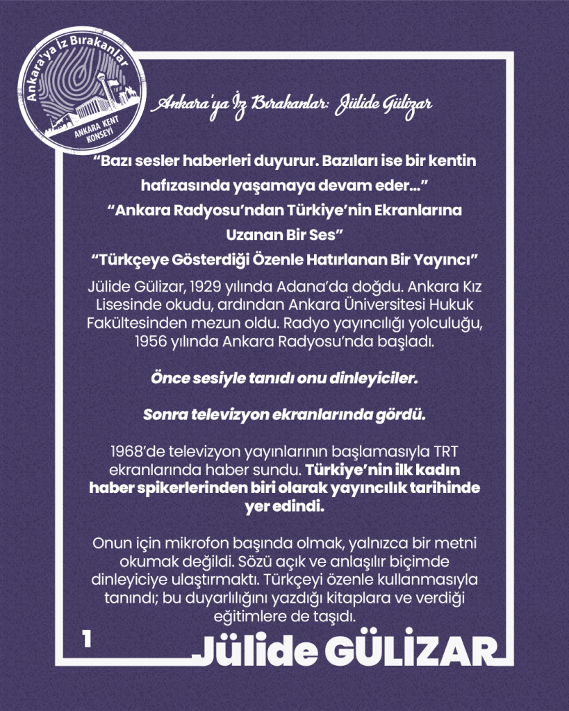 Ankara’ya İz Bırakanlar: Jülide Gülizar — fotoğraf 4