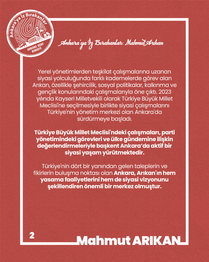 Ankara’ya İz Bırakanlar: Mahmut Arıkan — fotoğraf 4