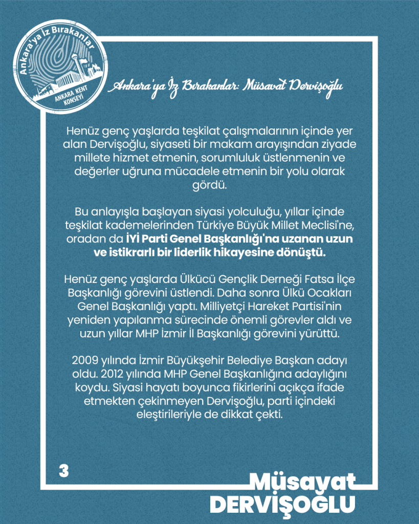 Ankara’ya İz Bırakanlar: Müsavat Dervişoğlu — fotoğraf 5