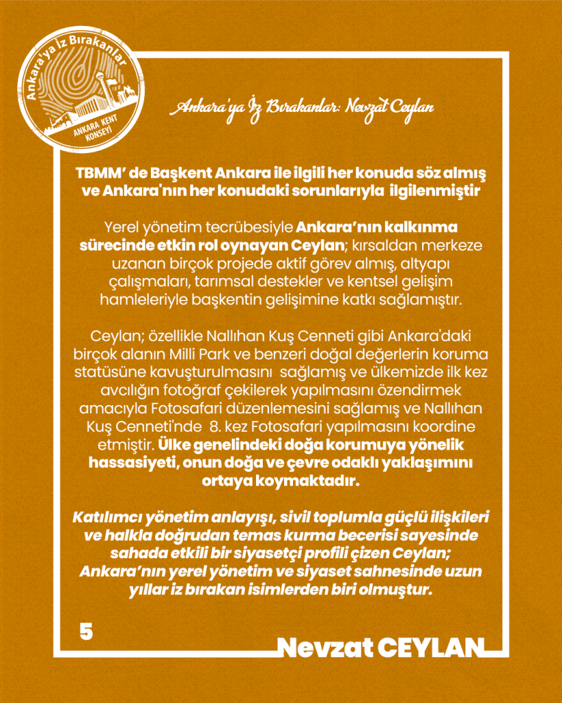 Ankara’ya İz Bırakanlar: Nevzat Ceylan — fotoğraf 7