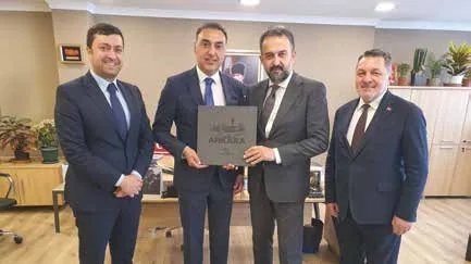 Ankara Kent Konseyi’nden Çankaya Belediye Başkanı Hüseyin Can Güner’e Tebrik Ziyareti — Fotoğraf 7