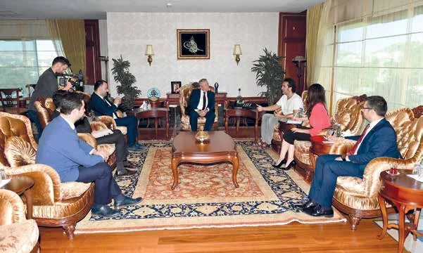 Mustafa Balbay, Sertaç Eş, Deniz Gürel ve Fatih Ertürk, AKK’ni Ziyaret Etti — Fotoğraf 2